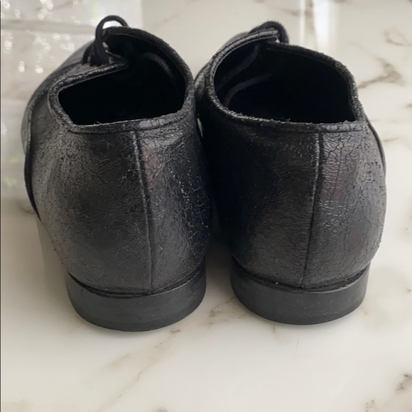 ALL SAINTS black pointy toe shoes - Picture 6 of 7